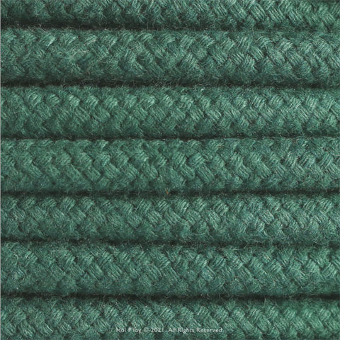 Solid Pine Green Fabric Cable 3 Core Natural Range 7 mm