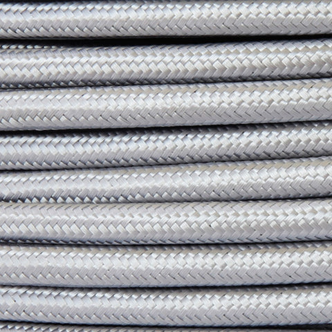 Solid Silver Fabric Cable