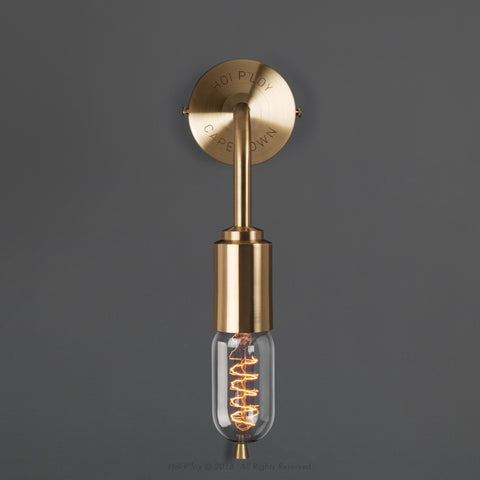 Pullchain 90 Degree Wall Sconce - Brass