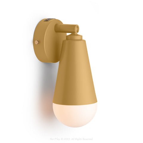 Monotone Mustard Yellow Gelato Wall Sconce