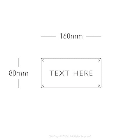 Brass Door Sign Custom Engraving