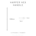 Harper Hex Handle 1200