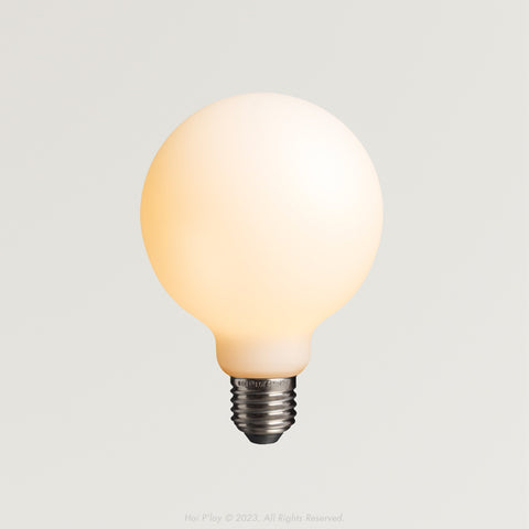 Opal Medium Globe LED Filament Light Bulb E27