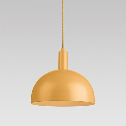 Mustard Yellow Menagerie Pendant Light