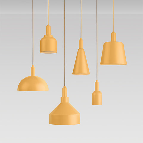 Mustard Yellow Menagerie Pendant Light