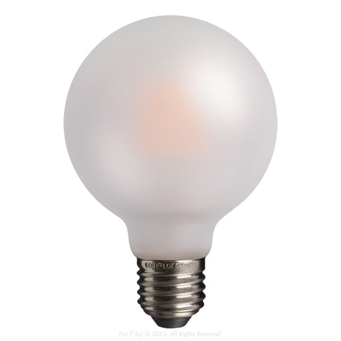 Frosted Small Globe LED Filament Light Bulb E27