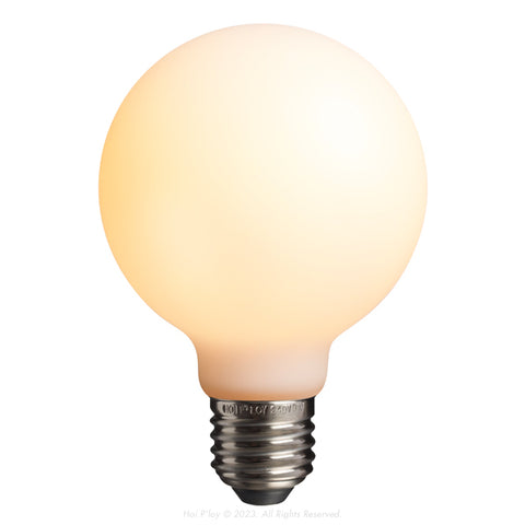 Opal Small Globe LED Filament Light Bulb E27