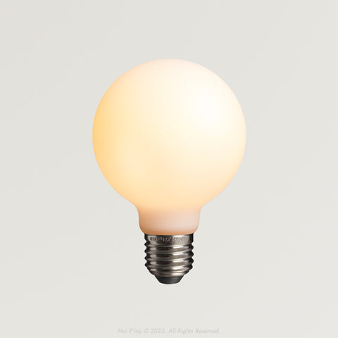 Opal Small Globe LED Filament Light Bulb E27