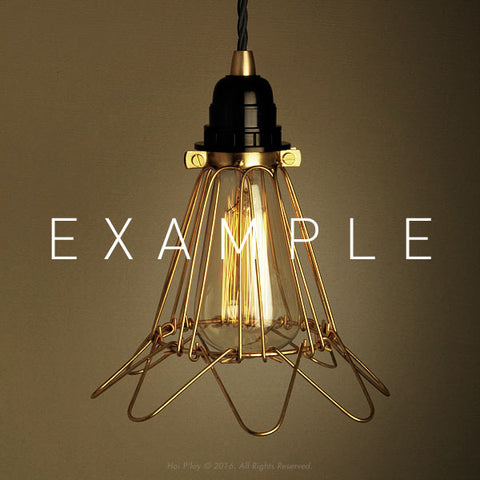 Lamp Cage - Gold 