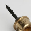 Closed Handy Hook - Brass Screw 