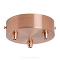 Large Copper Ceiling Cup - 3 Hole