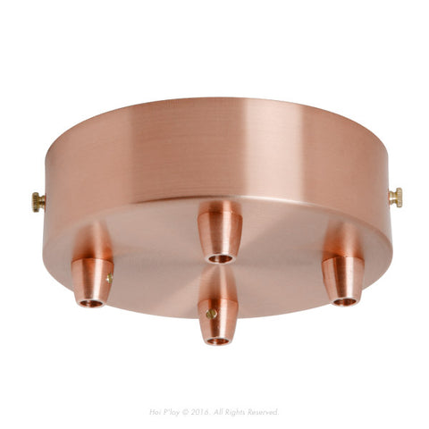 Large Copper Ceiling Cup - 4 Hole