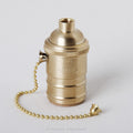 Pullchain Machined Brass Lamp Holder