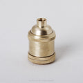 Short Thread Machined Brass Lamp Holder