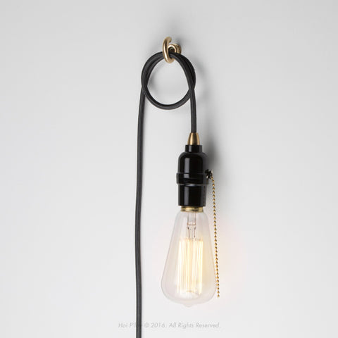 Bakelite Pullchain Portable Pendant Light - 