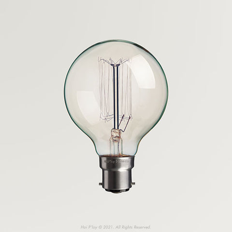 Small Globe Squirrel Cage Filament Bulb