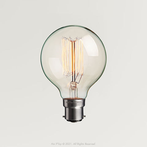 Small Globe Squirrel Cage Filament Bulb