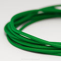 Solid Eucalyptus Green Fabric Cable 3 Core Natural Range 7 mm
