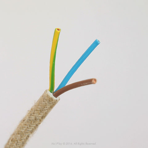 Solid Linen Fabric Cable