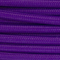 Solid Purple Fabric Cable 3 Core
