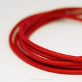 Solid Red Fabric Cable