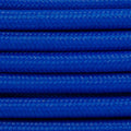 Solid Royal Blue Fabric Cable 3 Core