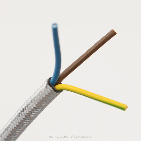 Solid Silver Fabric Cable – Hoi P’loy