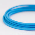 Solid Sky Blue Fabric Cable 3 Core