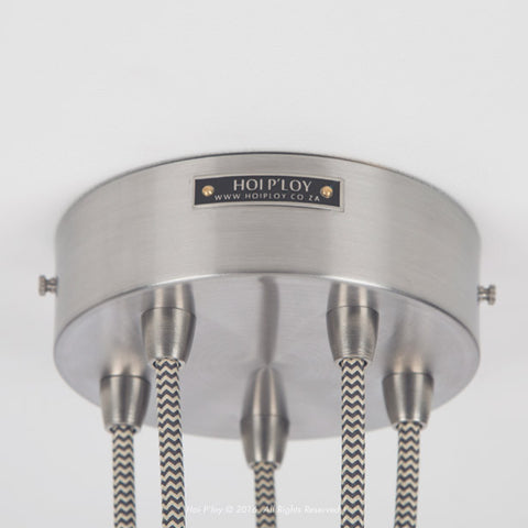 Silver Cluster 5 Ceiling Pendant Light