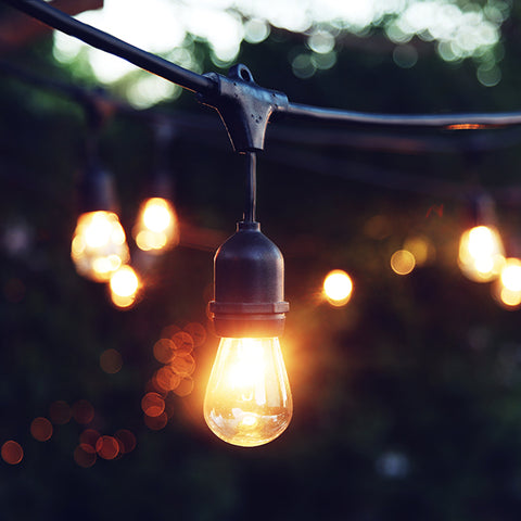 Black String Light - Summer Evening