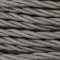 Twisted Grey Fabric Cable 3 Core