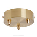 Large Brass Ceiling Cup - 3 hole