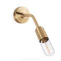 Signature 45 Degree Wall Sconce - Brass