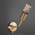Pullchain 45 Degree Wall Sconce - Brass