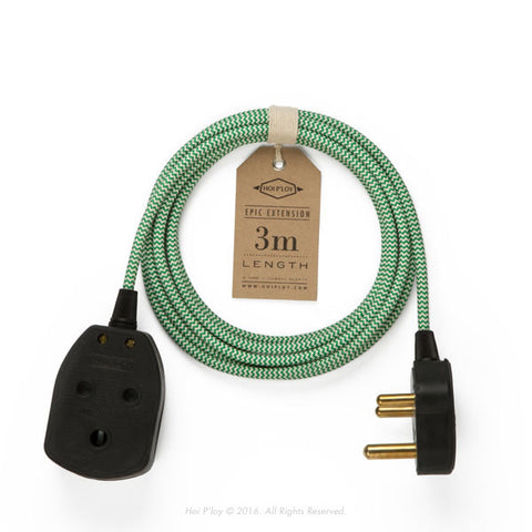 Epic Extension: Moss & Ivory - Green 3 m Zig zag