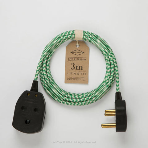 Epic Extension: Moss & Ivory - Green 3 m Zig zag