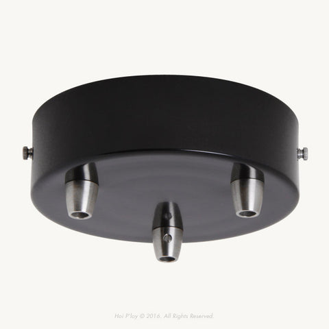Large Black Ceiling Cup 