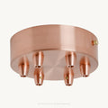 Large Copper Ceiling Cup - 6 Hole