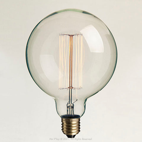 Large Globe Squirrel Cage Filament Bulb