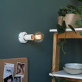 White Simple Wall Sconce