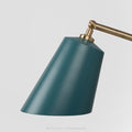 Harbour Teal & Brass Slim Shady Wall Light