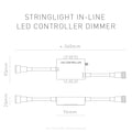 String Light LED DIMMER 1000W with Battery