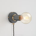 Portable Stone Grey Simple Sconce