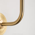 Alfie 90 Wall Sconce - Brass - Bend Detail