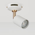 Single White Hugo Hotspot Ceiling/ Wall Light with GU10 Bulb
