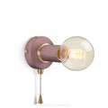 Pullchain Winter Blush Simple Wall Sconce
