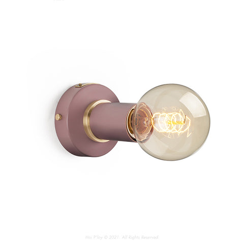 Winter Blush Simple Wall Sconce